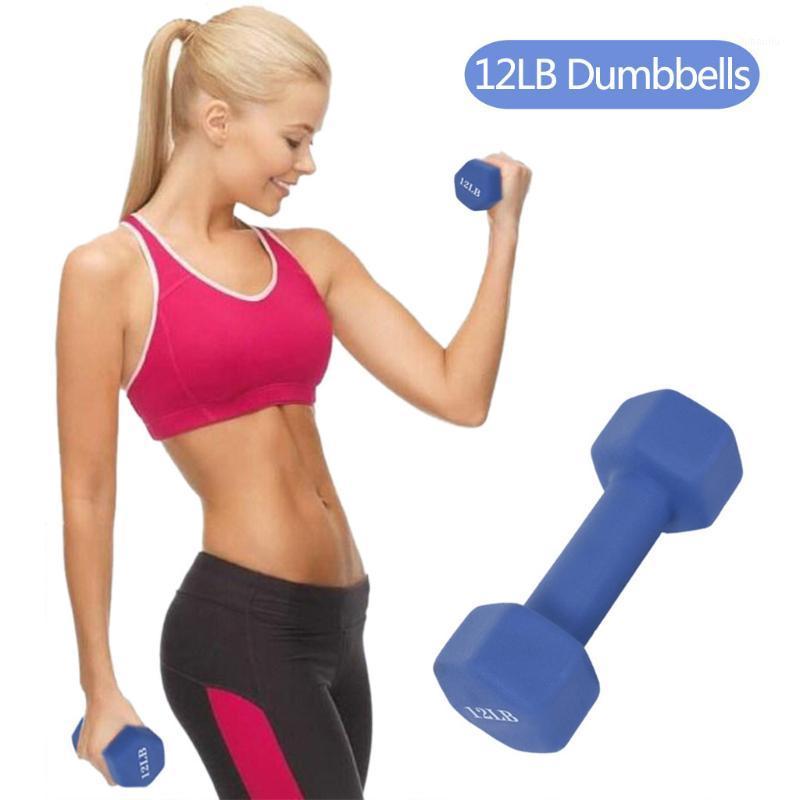 

New 12lb Fitness Dumbbell Set Frosted Surface Non-slip Dumbbells Men And Women Exercise Sport Weights Body Building Equipment1, Blue