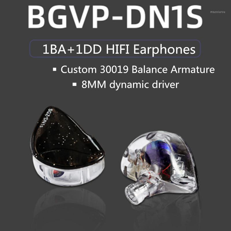 

NEW BGVP DN1s 1DD+1BA Hybrid In-ear HIFI Music DI Detachable MMCX DMS DM7 DM6 DH3 DX3 DX5 DH3 ZSN DT6 PRO T31