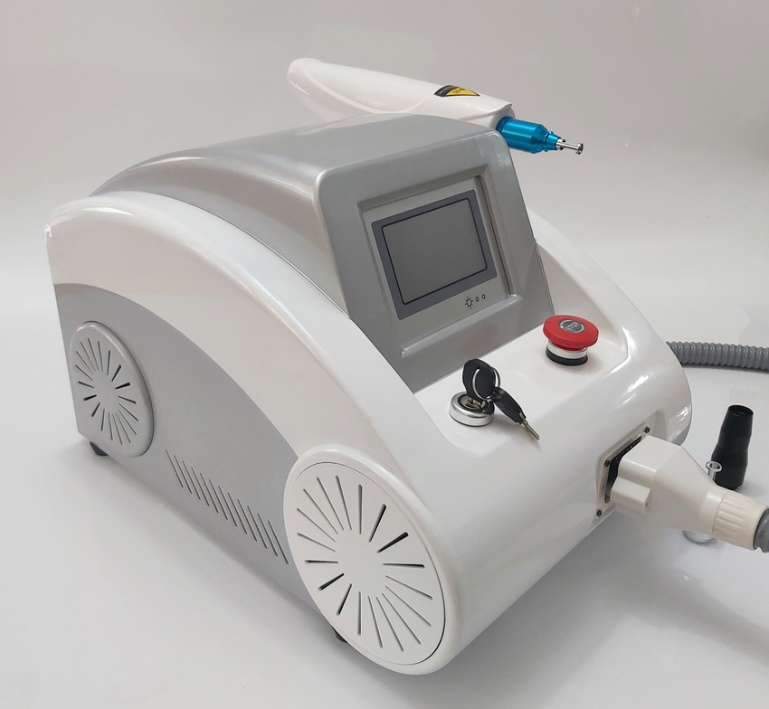 

Portable Q switched yag laser tattoo removal skin rejuvenation pigment removal black carbon doll skin peeling beauty equipment 3 Wavelength