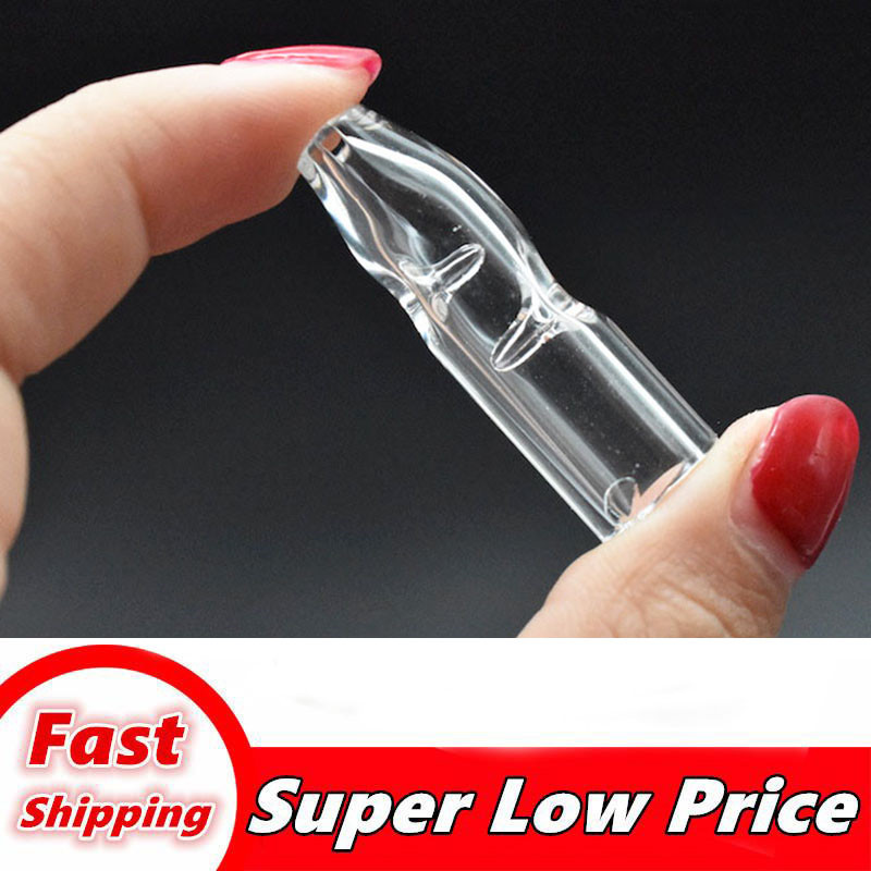 

12mm 2mm thick Glass Filter Tips for Dry Herb Tobacco RAW Rolling Papers With Tobacco Cigarette Holder Thick Pyrex Glass Smoking Pipes