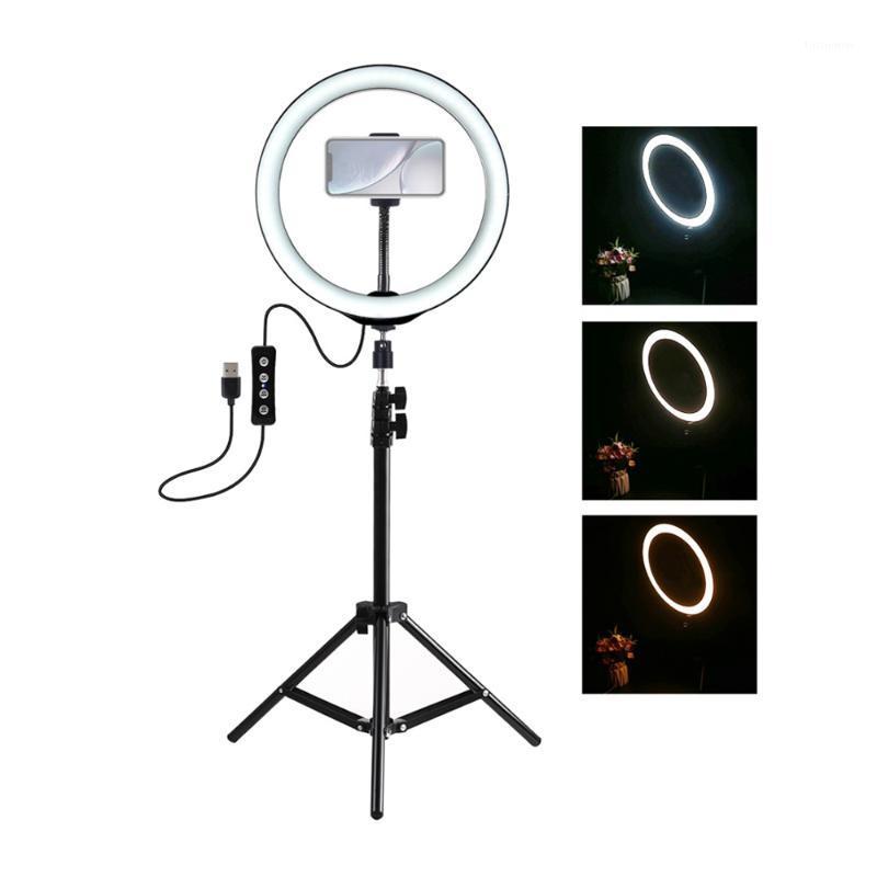 

26cm 10inch LED Selfie Ring Light Dimmable LED Ring Lamp Photo Video Camera Phone Light ringlight For Live YouTube Fill1