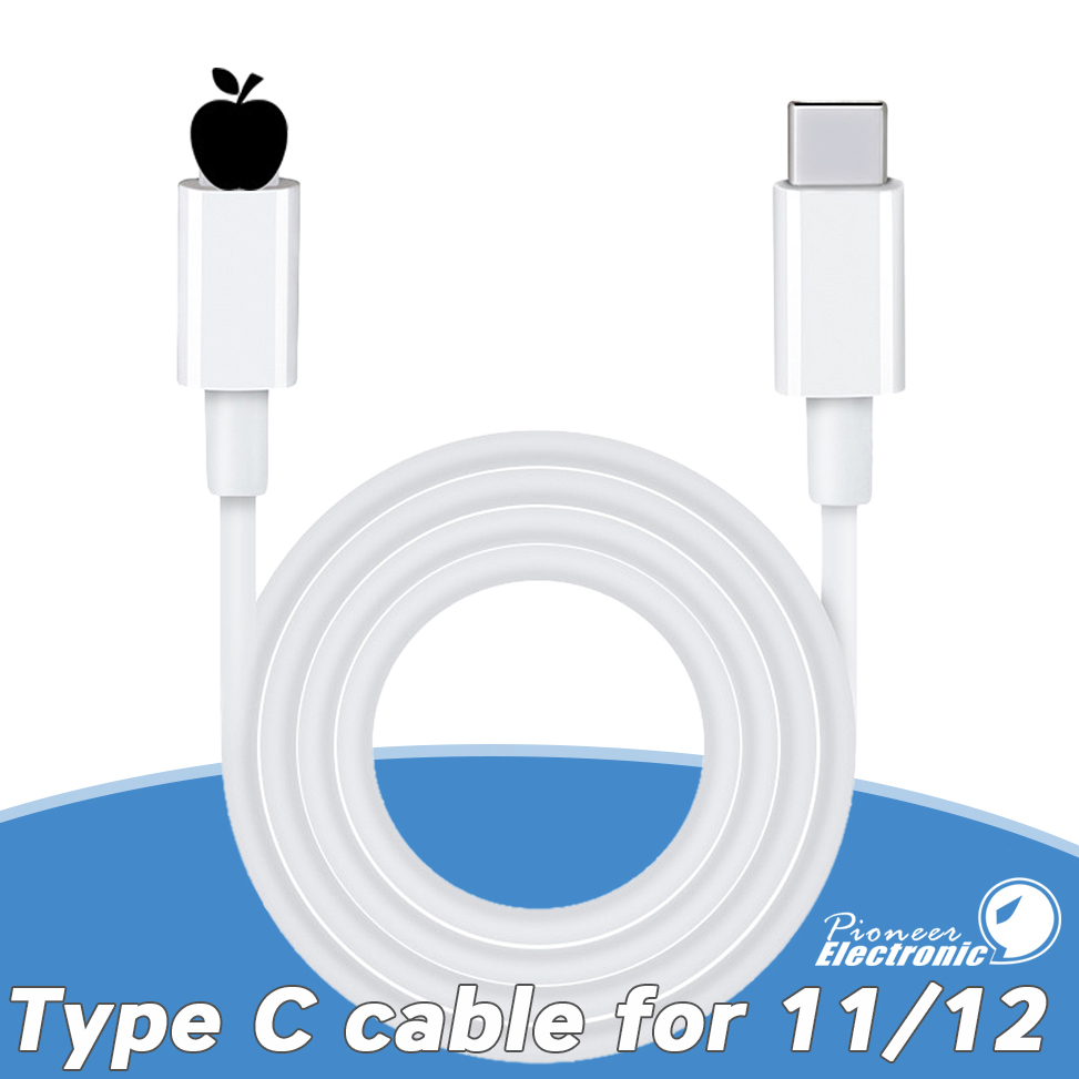 

High Quality 2.5A Fast Charger Cable PD Cables 1m 3ft USB-C to 11 Cable Type C for 12, White