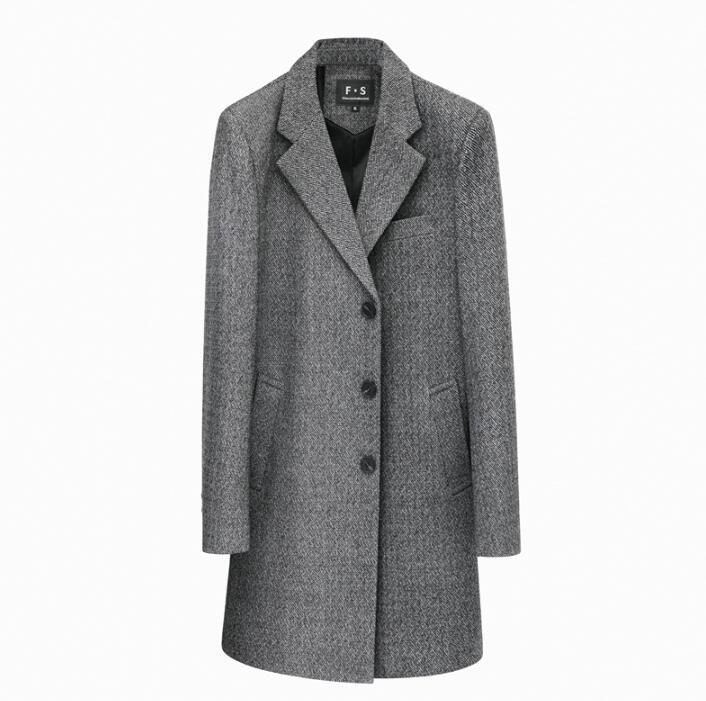 

Grey casual woolen coat men trench coats single-breasted long sleeves overcoat mens cashmere coat casaco masculino england, Gray