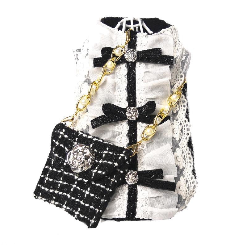 

dog dress pet clothes chihuahua dog clothes for small dogs dogs cat dress puppy dresses winter, Black