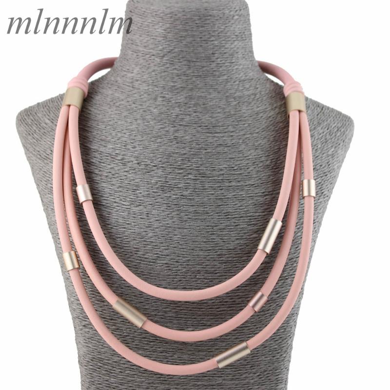 

Chokers 8 Colors For Women Necklaces Jewelry Harajuku Bohemia Style Female Street Clothing Accessories Pendant Necklace