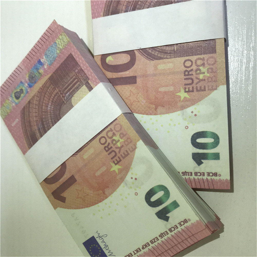 

Hot Prop Copy Banknote Euro 10 Bar Props Currency Faux Billet Prop Toy Counterfeit Realistic LE10-50