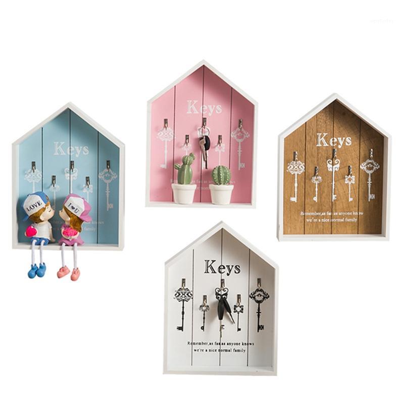 

Wall-mount Handmade Wooden Key Hook Home Wall Decoration Multi-purpose Wall Hanging Hook for Keys Ring Storage Holder Key Hanger1