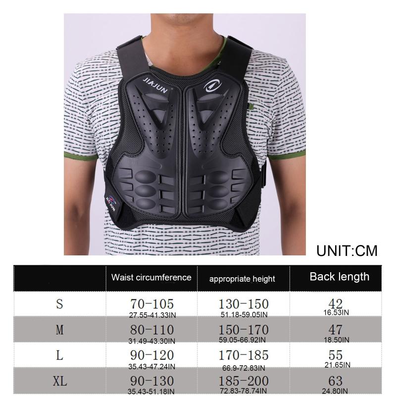 

2020 New Adult Dirt Bike Body Armor Protective Gear Chest Back Protector Protection Vest