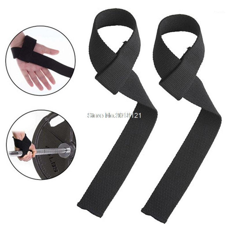 

Weight Lifting Hand Wrist Bar Support Strap Brace Support Gym Straps Weight Lifting wrap Body Building Grip Glove 2PCS/Pair1, Black