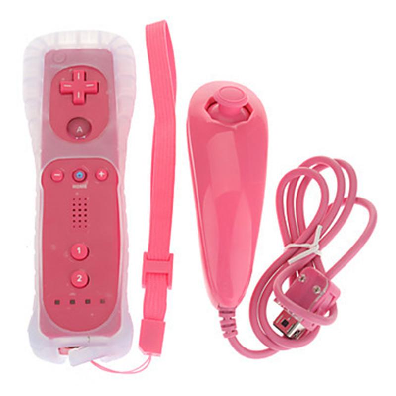 

2 in 1 Wireless Controle Built In Remote Controller For Wii Bluetooth Remote for Wii Game Accessories