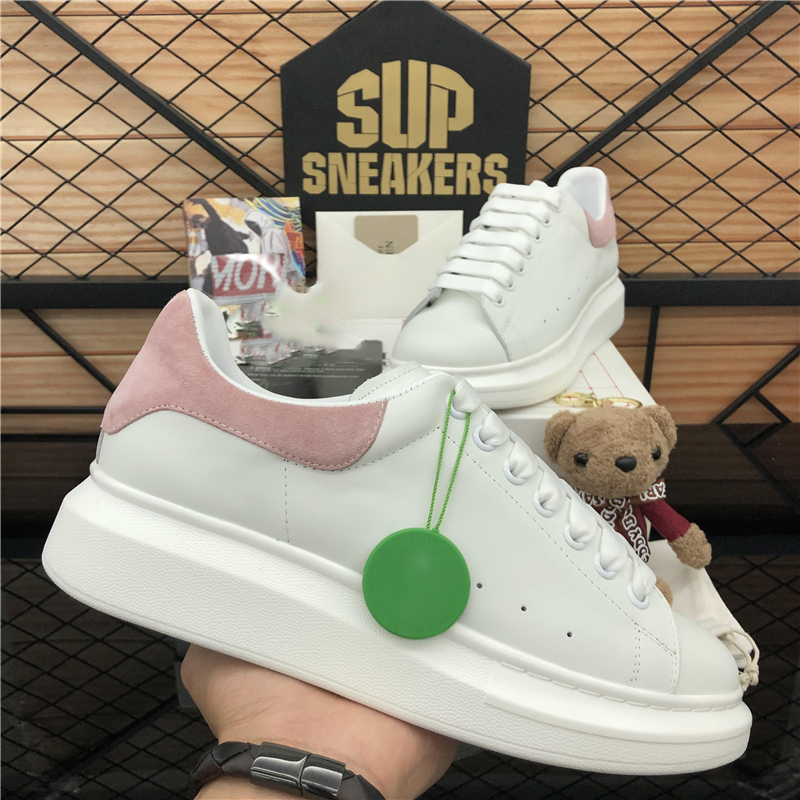 

Top Quality Luxury Brand Designers Shoes Genuine Leather Fashion High Platform Men Women Sneakers Male Female White Thick-soled Casual Skateboard Sneaker, Customize