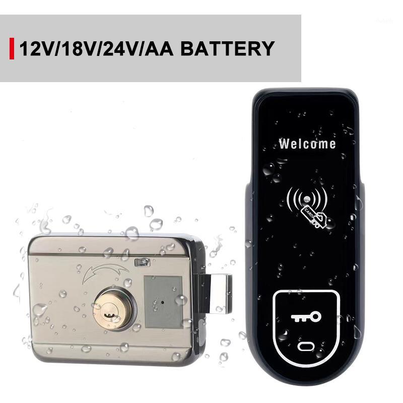 

Automatic Door Lock IP65 Weatherproof Key Card Lock 6V Working Voltage Card Access Door Long Battery Life for Outdoor1