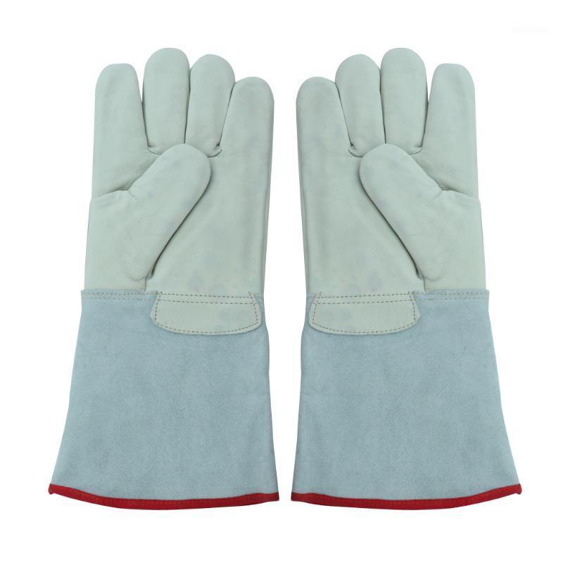

36-45cm Cryogenic Gloves Liquid Nitrogen Protective Lab Waterproof Cold Storage Work, Comfortable1, As pic