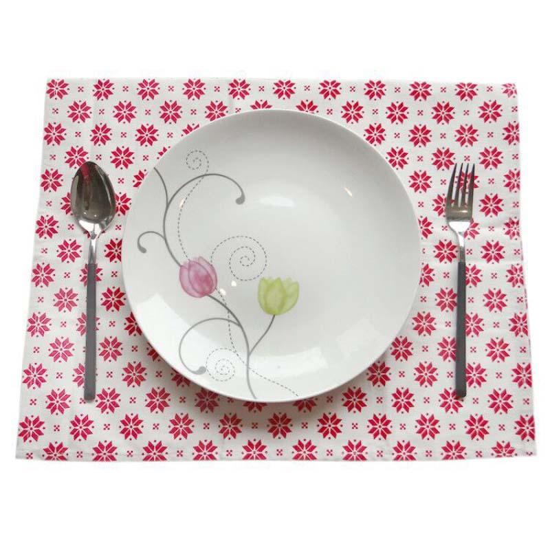 

Modern Napkin Table Mat Home Restaurant Cotton Dessert Towels Kitchen Dishcloth Placemats