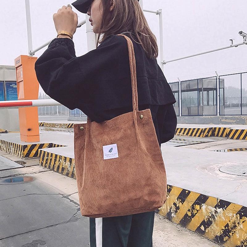 

Bags For Women 2021 Shoulder Bag Reusable Shopping Bags Casual Tote Female Handbag Femme Sac Dropshipping, Bk