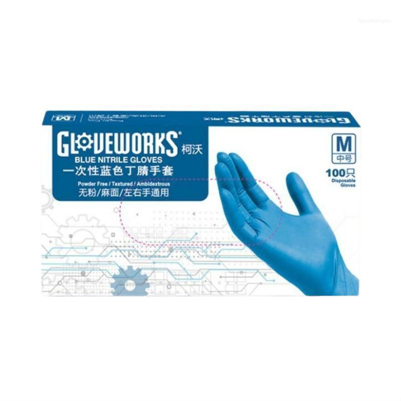 

Anti-V Nitrile Rubber Disposable Glove AMMEX SGS Durable Powderless Gloves for MD EMD ER LAB Professional Used11