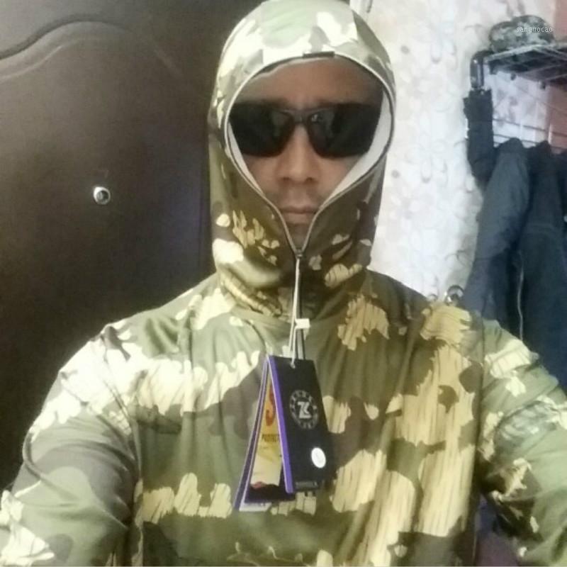 

4xl Outdoor Camouflage Fishing Clothes With Breathable Anti-uv Hood Sun Protection Long Shirt Clothing Fishing Men' Sports Tool1