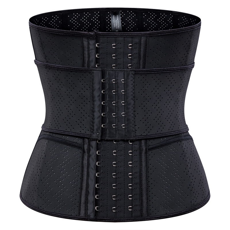 

Latex Waist Trainer Steel Bone Slimming shapewear Women Tummy Control Push Up Body Shaper Slimming Girdle Belt Shapewear Y200706
