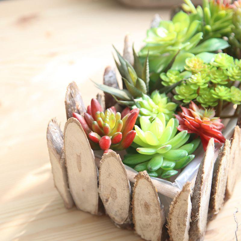 

Simulated Plant Wall Decoration Fake Bonsai Succulents Plant Decor Garden Succulent Grass Desert Artificial Green Fruit Plants1