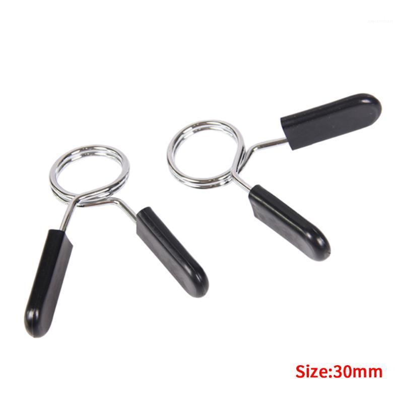 

2pcs/set Olympic Bar Workout Exercise Weight Lifting Indoor Sports Barbell Dumbbell Gym Spring Clip Collars Cast Iron Fitness1