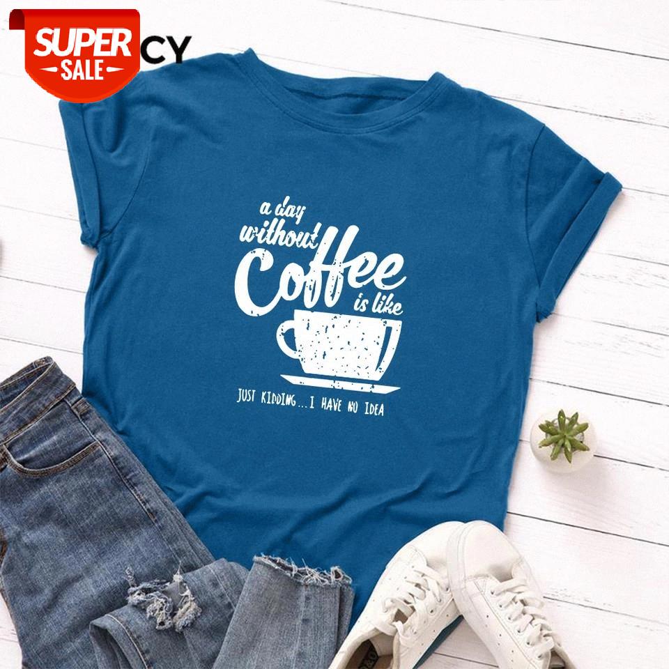 

JFUNCY Plus Size S-5XL Women T-shirts Female Short Sleeve Tee Tops Letter Print Woman Casual Tshirt 2020 Summer Cotton T Shirt #gr0l, White