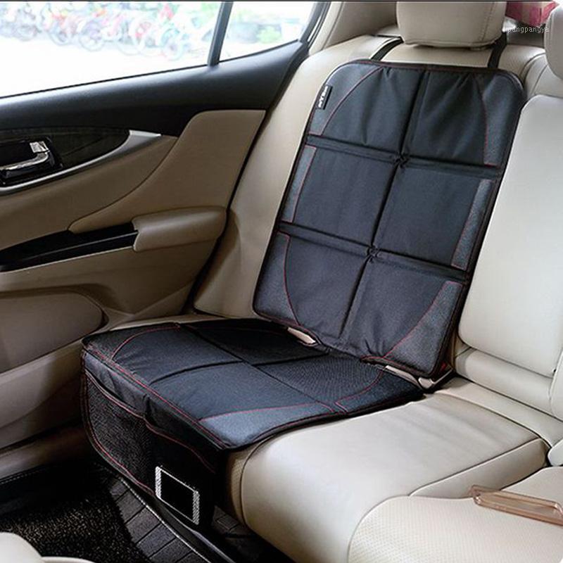 

LUNDA Luxury leather Car Seat Protector Child or baby car seat cover Easy Clean Protector Safety Anti Slip Universal Black1