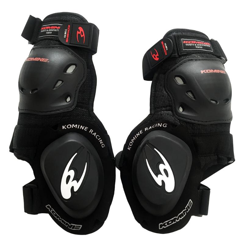 

Komine SK625 Motorcycle Knee Pads With Slide Block Kneepad Protection Gear DH Bike Knee Brace Support Black Hard Shell Anti-fall