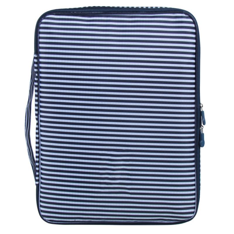 

Anti Wrinkle Soft Suitcase Portable Storage Bag Home Clothes Shirt Organizer Dustproof Zipper Travel Accessories Tie Rectangle, Blue