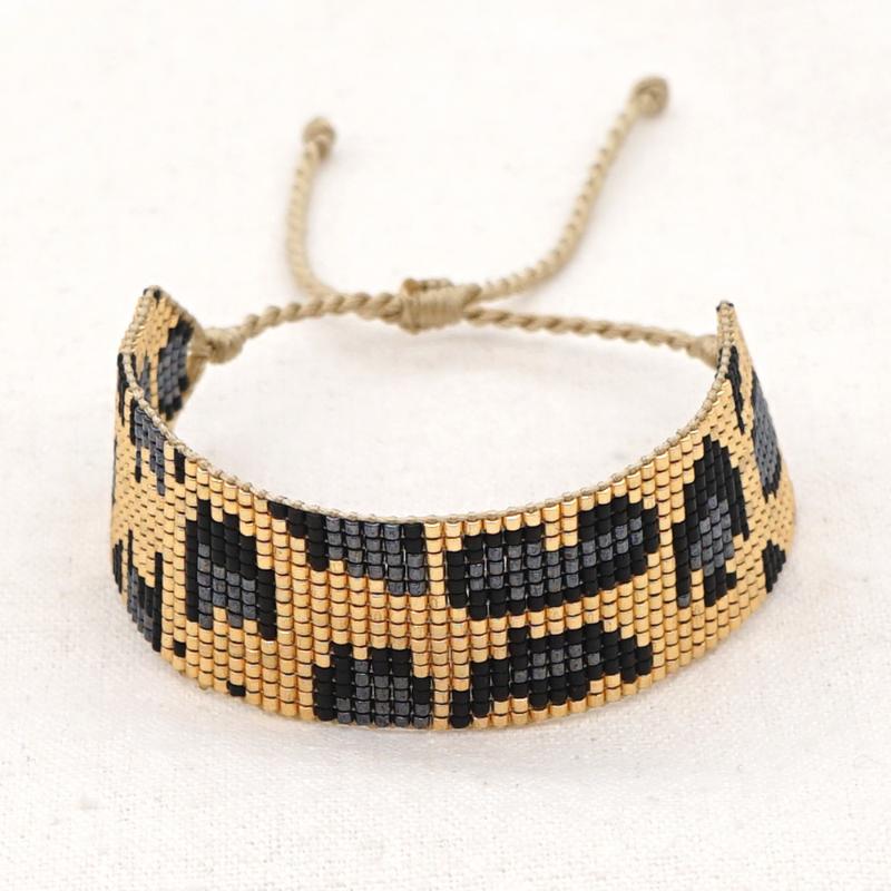 

Go2boho Leopard Bracelets For Ladies Mexican Miyuki Bracelets For Women Pulsera Mujer Moda Femme Gift Jewelry Handmade Jewellery