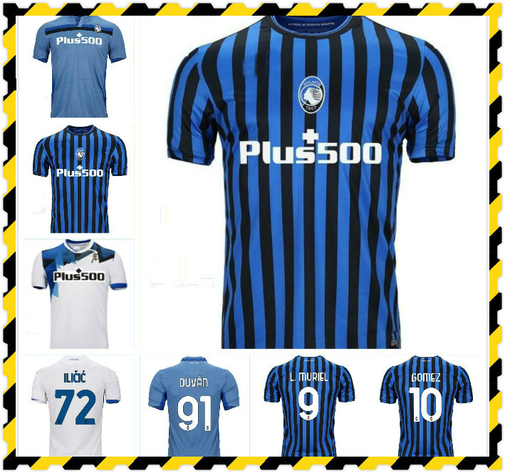 

20 21Atalanta Soccer Jerseys MURIEL 2020 2021 Atalanta BC maglia da calcio DUVAN Football Shirt ILICIC Jersey PASALIC GOMEZ soccer shirt, Black;yellow