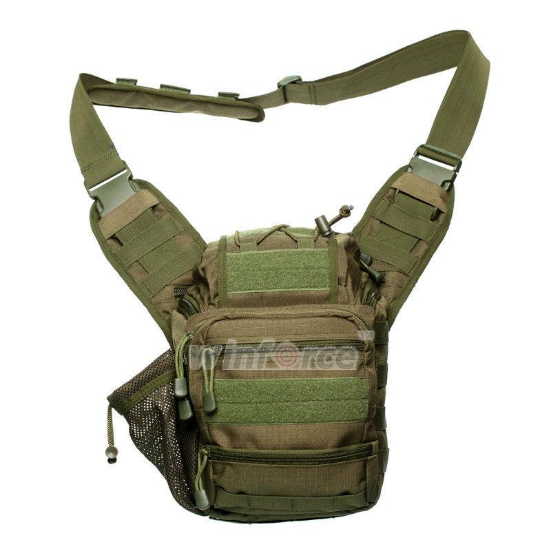 

WINFORCE /JWS-03 "Strider" Versipack / by Polyester 600D RIPSTOP / QUALITY GUARANTEED AND OUTDOOR SHOULDER BAG, Black