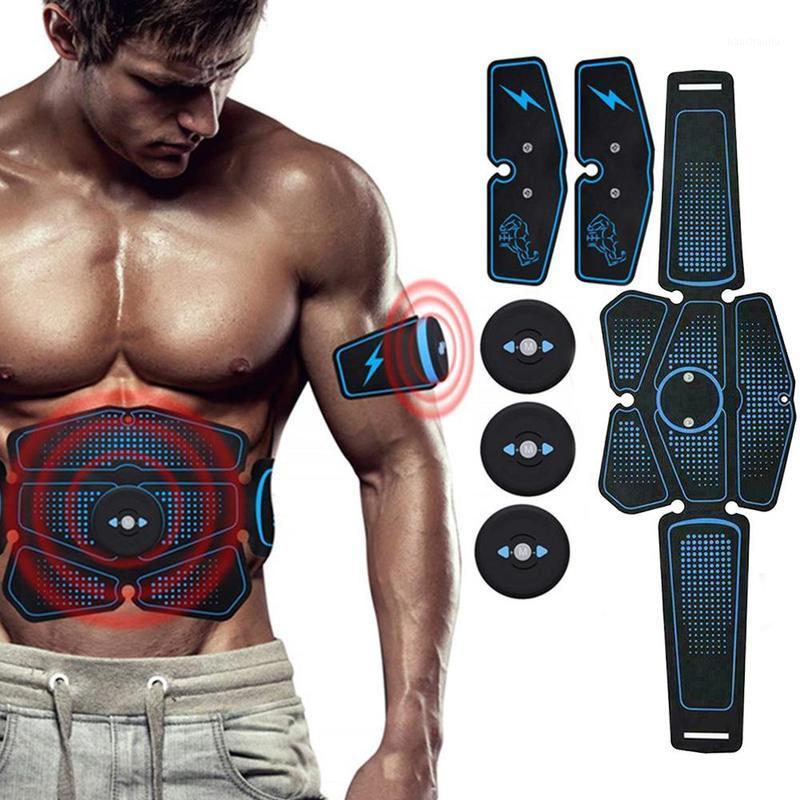

1 Set Training Gear Muscles Electrosti mulator Toner Exercise At Trainer Fitness Equipment1, Blue
