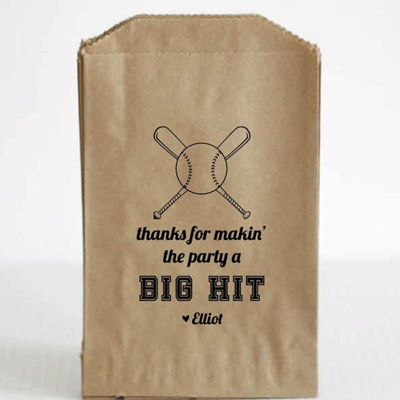 

Custom Baseball Party Favor Bags, Baseball Theme Birthday Favors, Party Decorations, Birthday Favor Bags