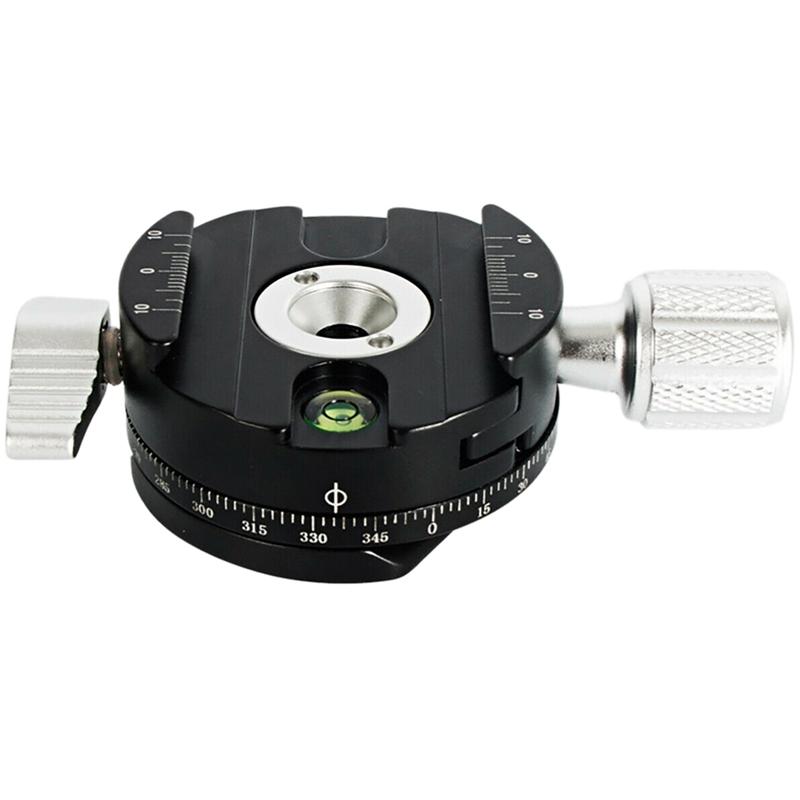 

Dslr Quick Release Clamp Camera 360 Rotate Panoramic Photography ClampTripod Plate Adapter for Arca Swiss Camera Tripod