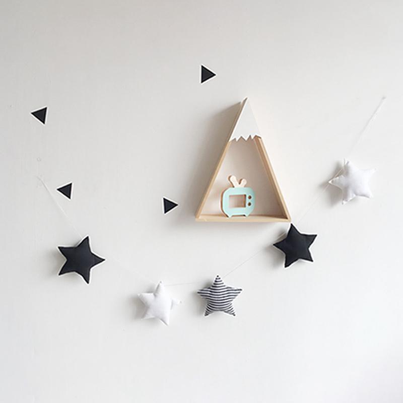 

Nordic Star Garlands String Kids Room Decoration Wall Hanging Ornaments Nursery Baby Room Bed Tent Decoration Photography Props