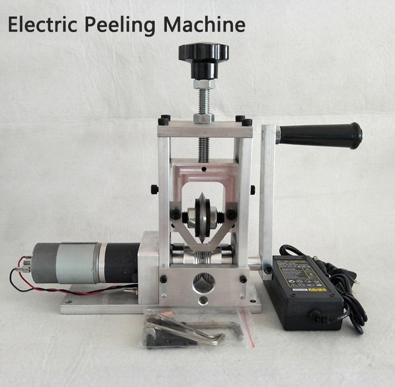 

Electric Peeling Machine Manual Wire Stripping Automatic Hand Crank Stripper Scrap Copper Cable Stripping Recycle Tool