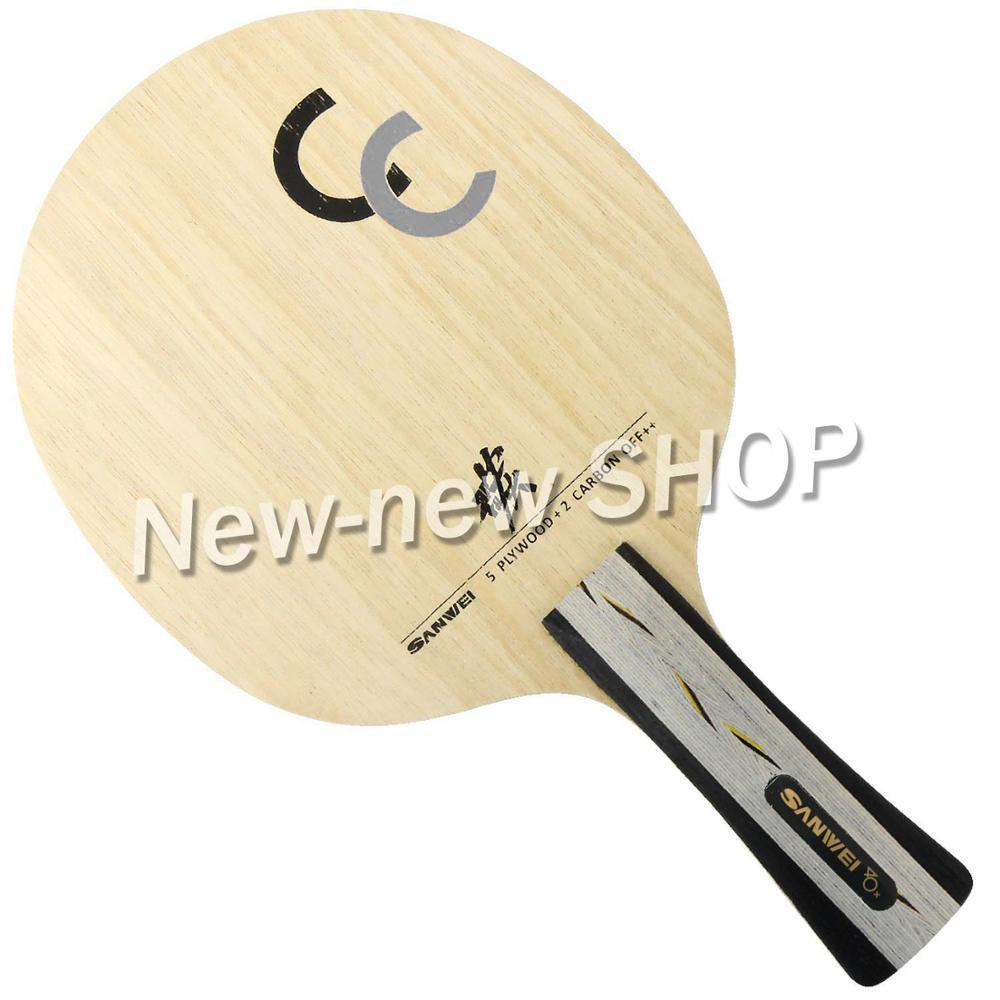

Sanwei CC ( 5+2 Carbon, OFF++ ) Table Tennis Blade Ping Pong Racket Bat Paddle 201116