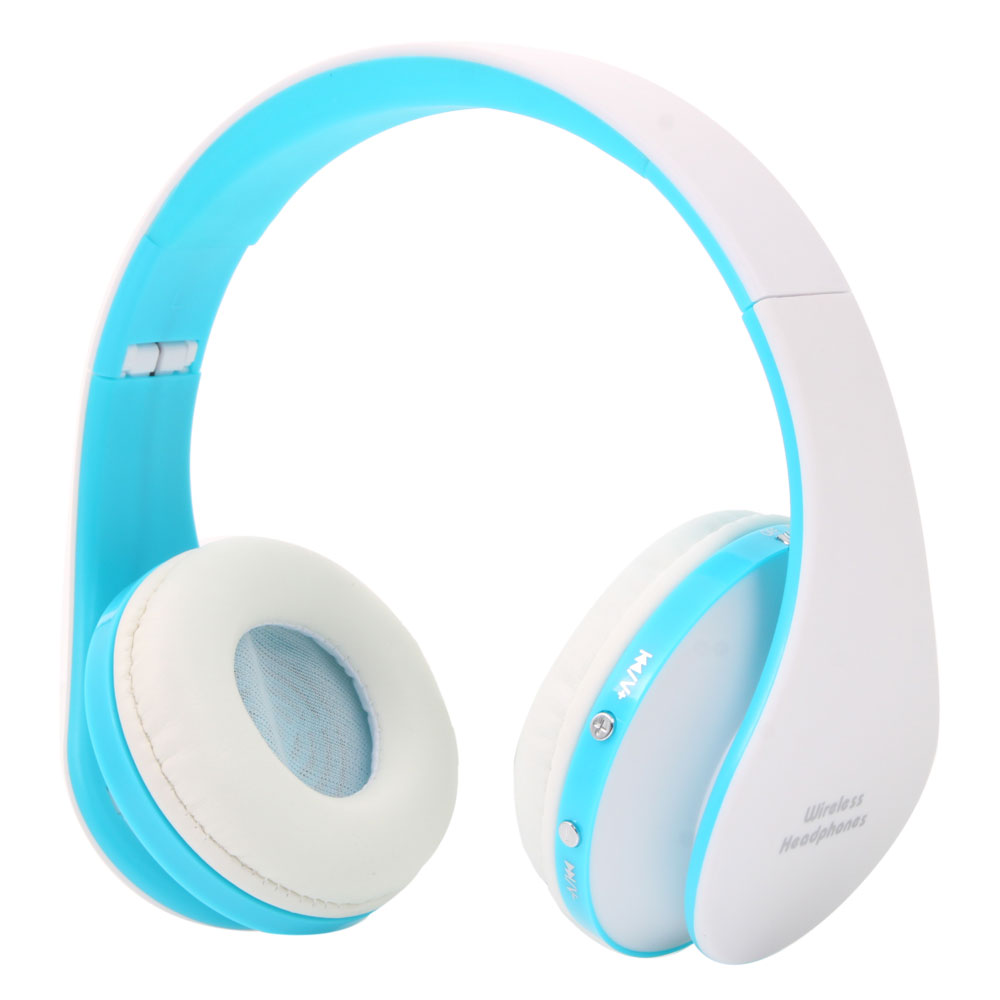 

NX-8252 Hot Foldable Wireless Stereo Sports Bluetooth Headphone Headset with Mic for iPhone/iPad/PC US Stock Fast Shipping, White