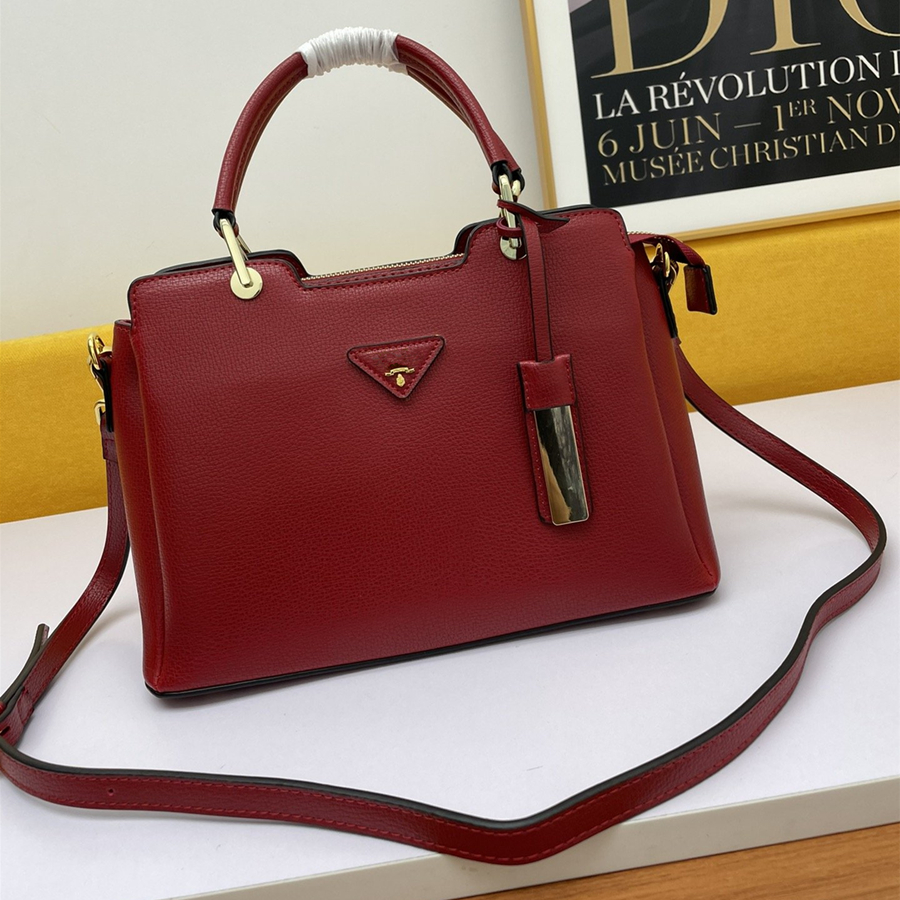 

Designer Bags Galleria Saffiano Leather Medium Bag Double Top Handle Totes Detachable Adjustable Shoulder Straps Cross-Body handbag Vintage Women Bags, Don't pay it