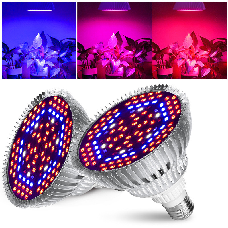 

Fast delivery LED Grow Light Full Spectrum 30W/50W/80W E27 LED Growing Bulb for Indoor Hydroponics Flowers Plants LED Growth Lamp