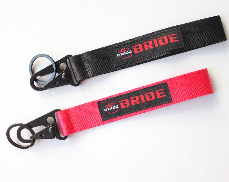 

10pcs car logo motorcycle spot Brand Keychain Short lanyard with carabiner hook and key ring Sports wrist strap lanyard
