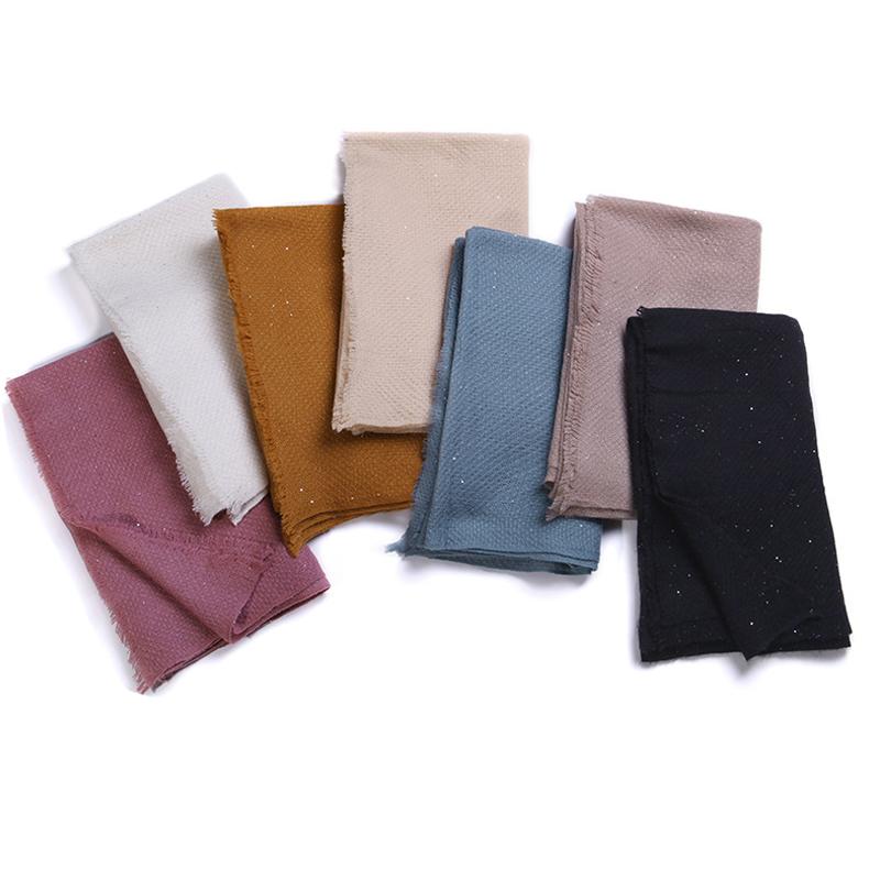 

Pure Cashmere Pashina Scarf Women 2020 Large size warm shawl sequins fashion ladies dual-use spring and autumn winter