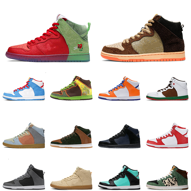 

dunk high men women running shoes concepts turdunken walk dog strawberry cough mens trainer sports sneakers, # 2