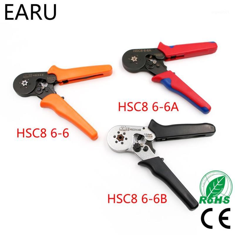 

HSC8 6-6 0.25-6mm 23-10AWG Adjustable Hexagon Tube Bootlace VE Terminal Connectors Crimping Pliers Crimp Hand Tools Ferramentas1