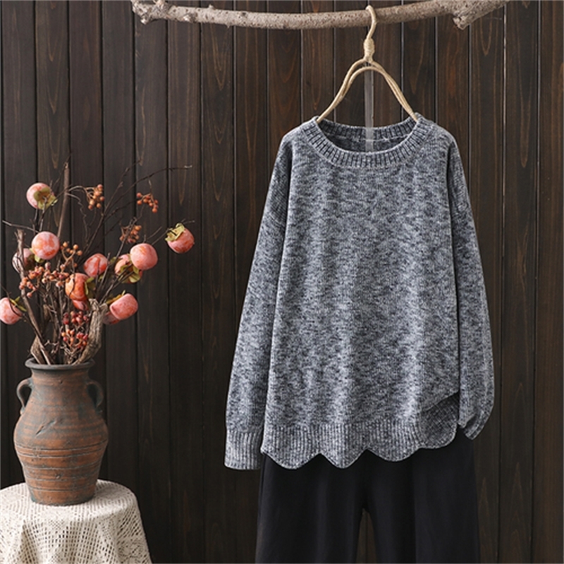 

Plus Female Long Gray Sweaters Casual Big Spring New Pullovers 81fb, Game