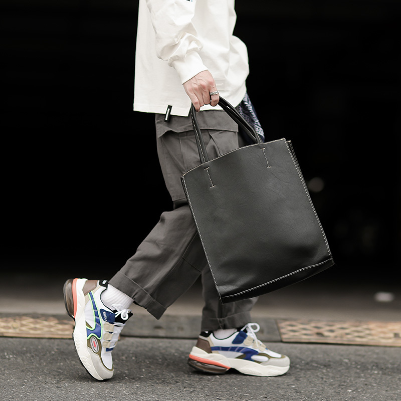 

Casual Leather Portable Pulp Business Designer Office Shoulder i Work Pasta Cell Bags for Man Db60ba J57w, Style1