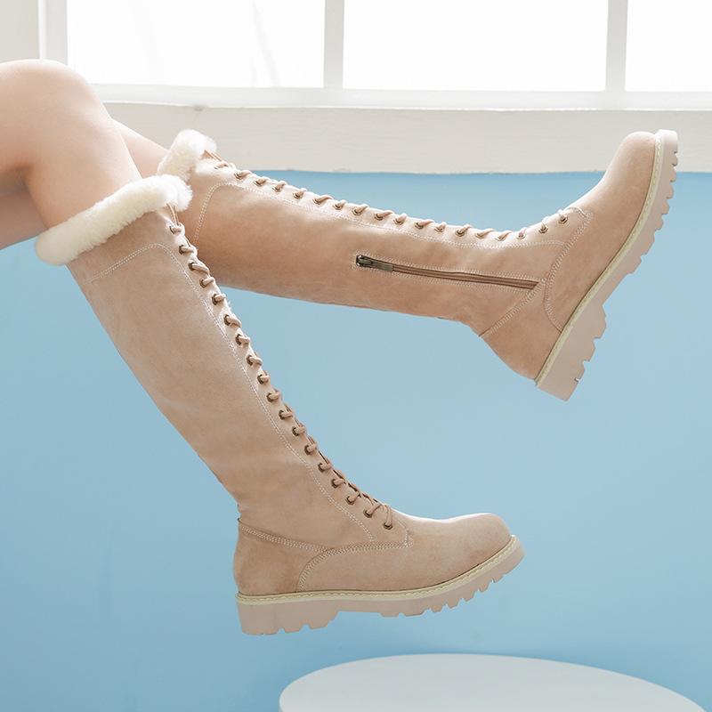 

2020 Knee High Boots Platform Winter Snow Boots Women Long Winter Shoes Women Botas Mujer Over the Knee, Sku-2