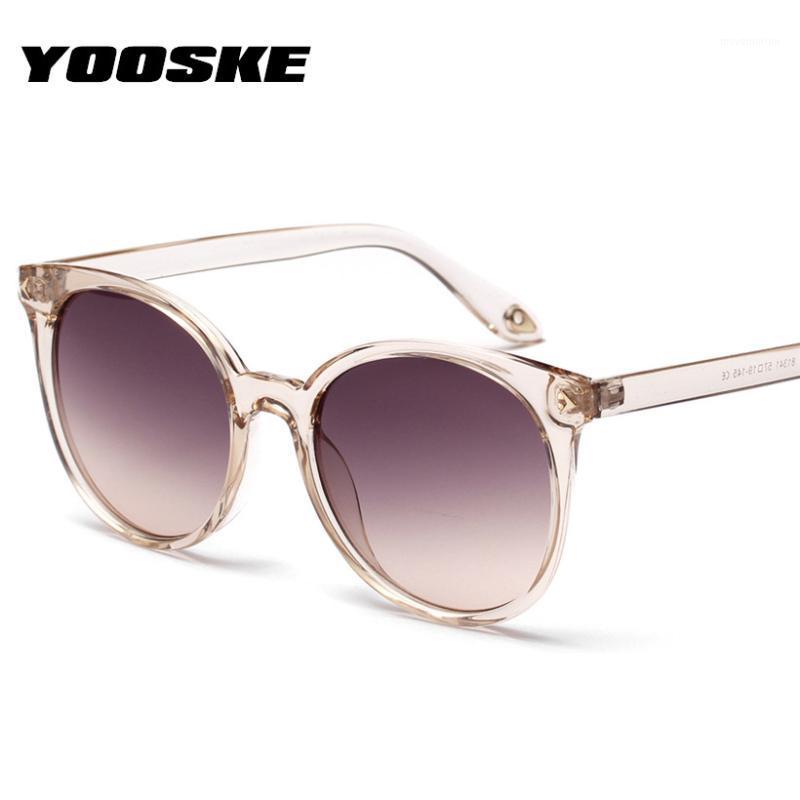 

YOOSKE Round Sunglasses Shades for Women Sun glasses Ladies Vintage Mirror Lens Gradient Eyewear UV4001