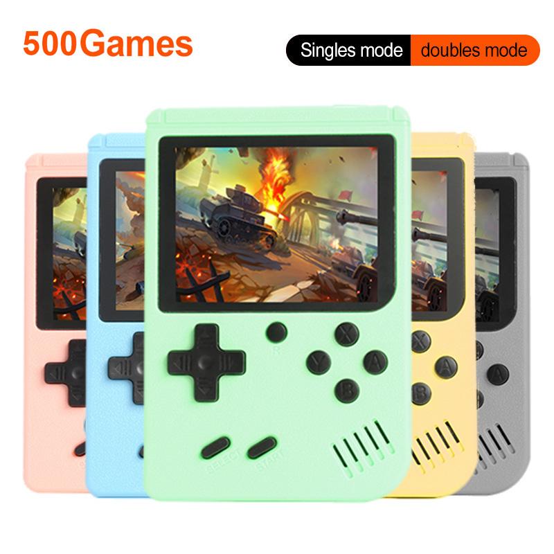 

2020 New Retro Portable Mini Handheld Game Console 8-Bit 3.0 Inch Color LCD Kids Color Game Player Built-in 500 Games Child Gift