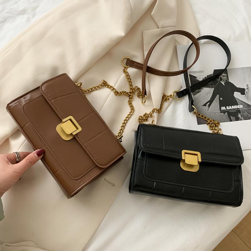 

PU Leather Crossbody Bags Autumn Stone Pattern Summer Lady Shoulder Handbags Female Simple Totes for Women 2021 Trend